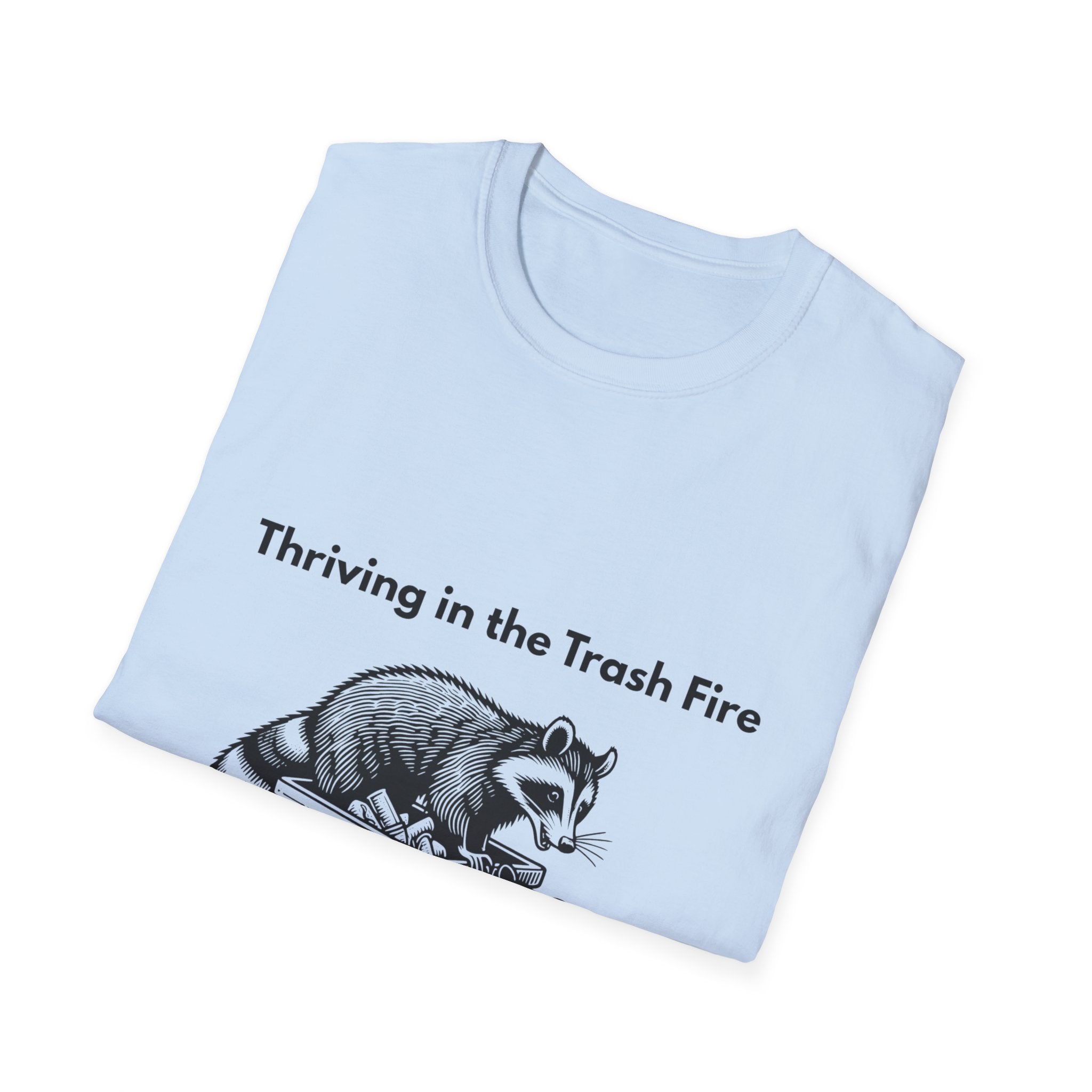 Thriving in the Trash Fire | Dumpster Gremlin Duo Tee