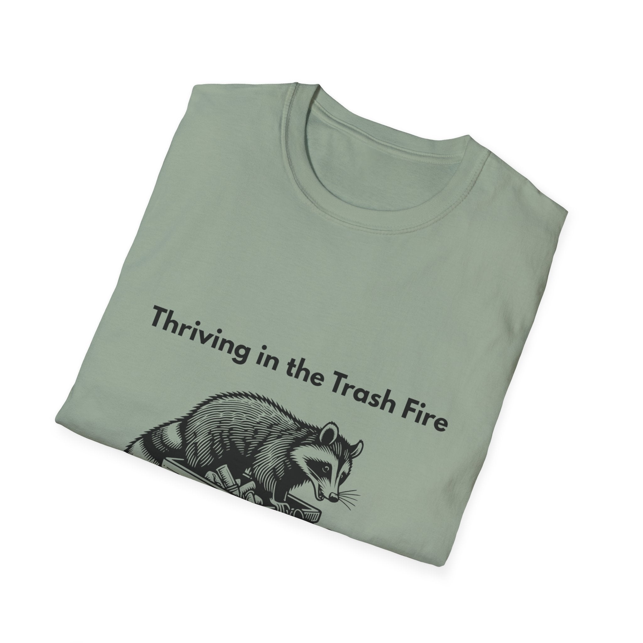 Thriving in the Trash Fire | Dumpster Gremlin Duo Tee