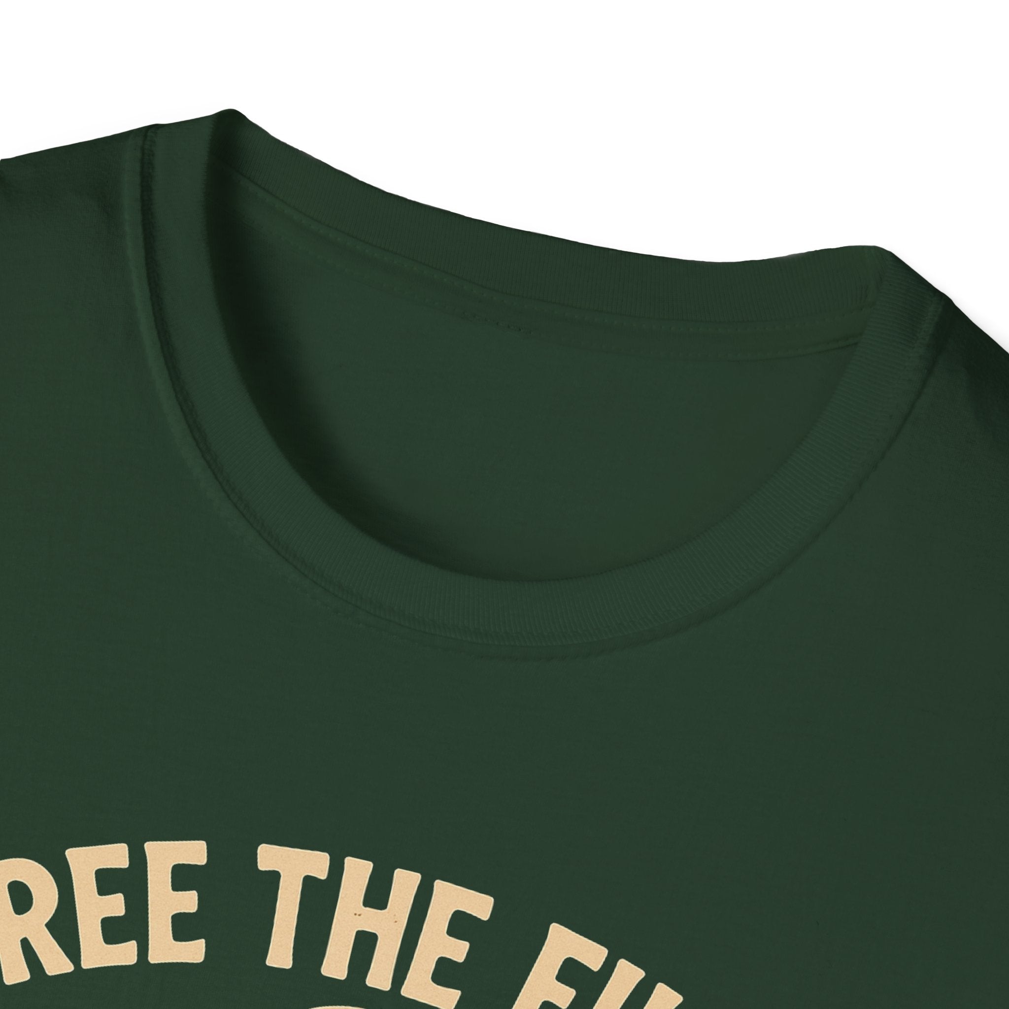 Free the Files, Not the Nips | Retro Pin-Up Redacted Graphic T-Shirt