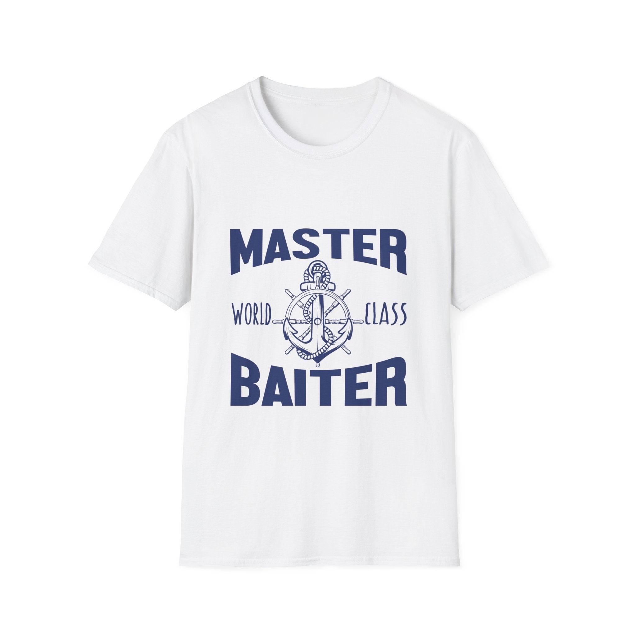 Master Baiter | World-Class Fishing Humor Graphic T-Shirt