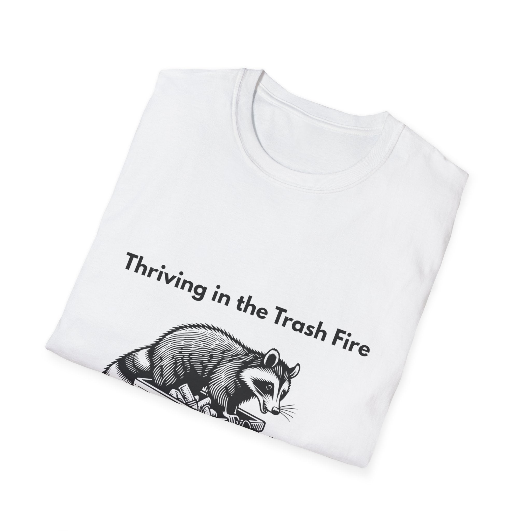 Thriving in the Trash Fire | Dumpster Gremlin Duo Tee