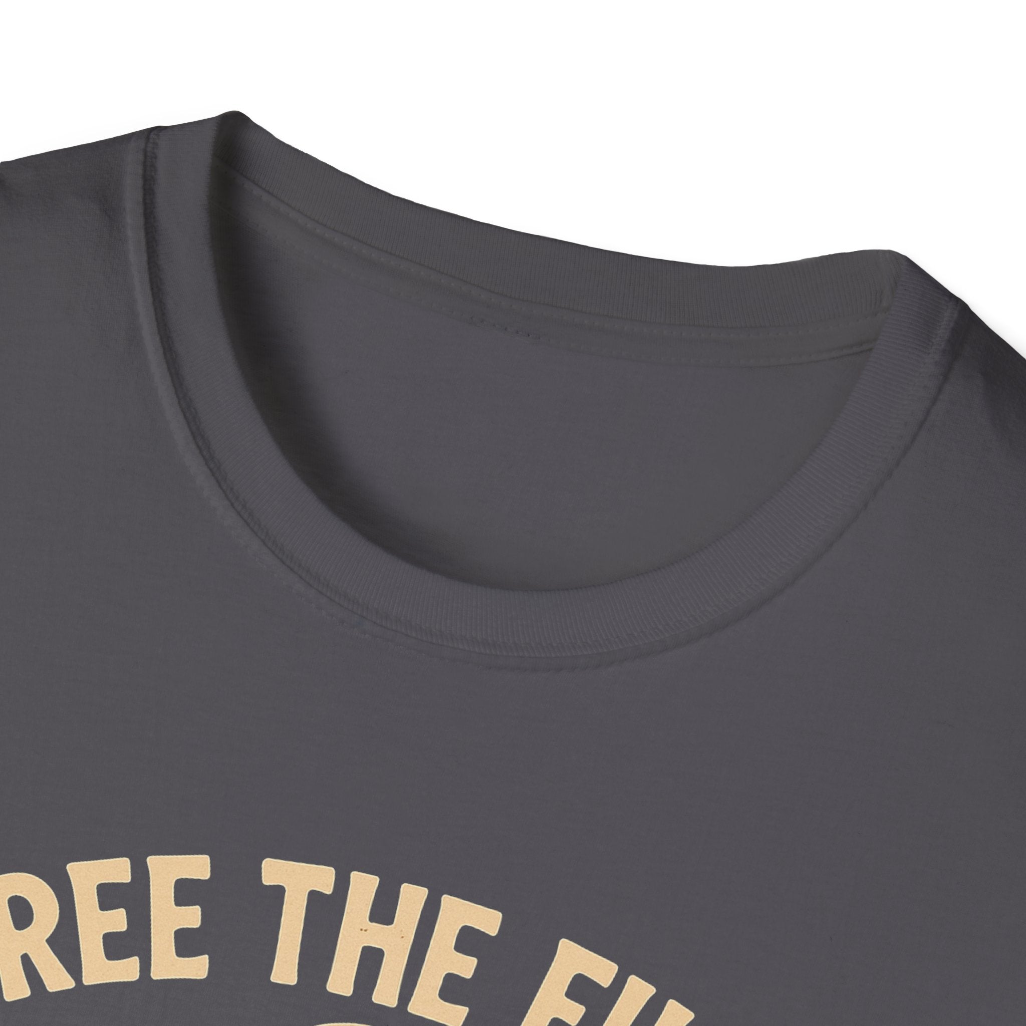 Free the Files, Not the Nips | Retro Pin-Up Redacted Graphic T-Shirt