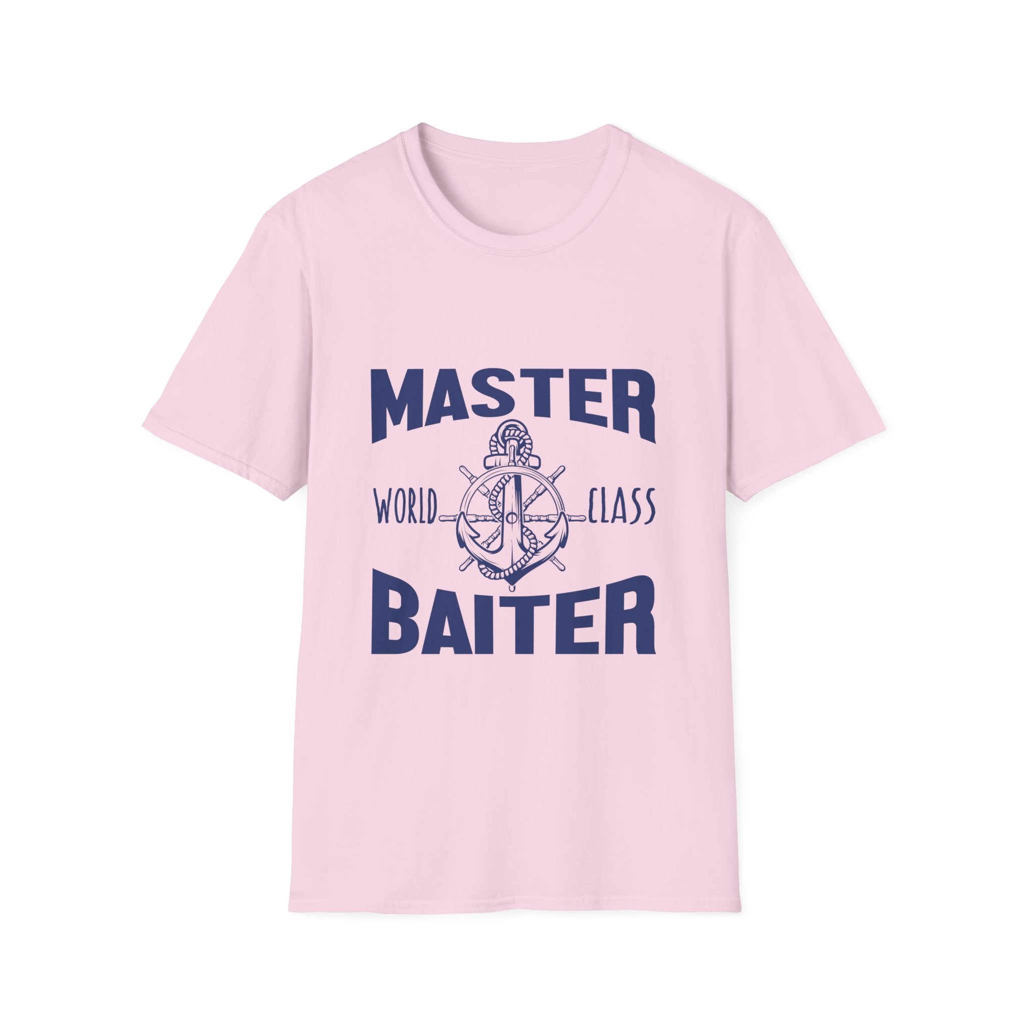 Master Baiter | World-Class Fishing Humor Graphic T-Shirt