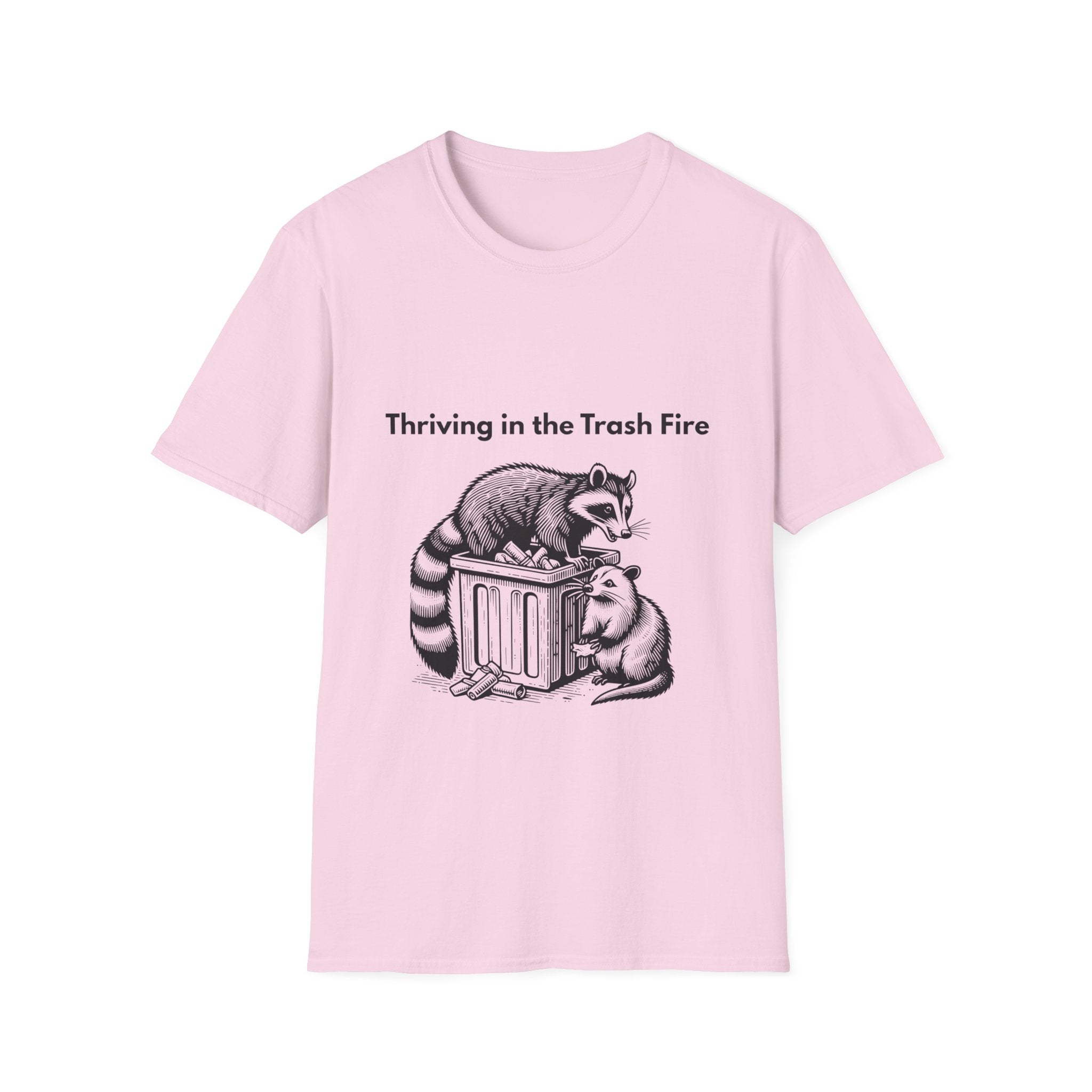 Thriving in the Trash Fire | Dumpster Gremlin Duo Tee