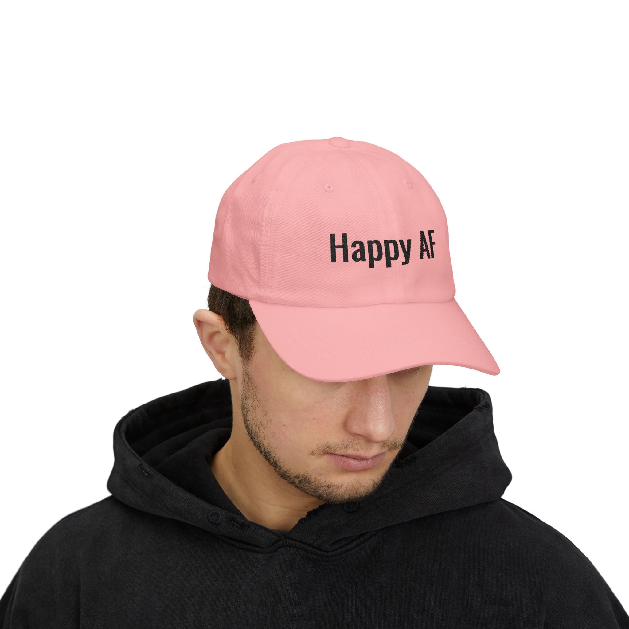 HAPPY AF | Embroidered Unisex Hat