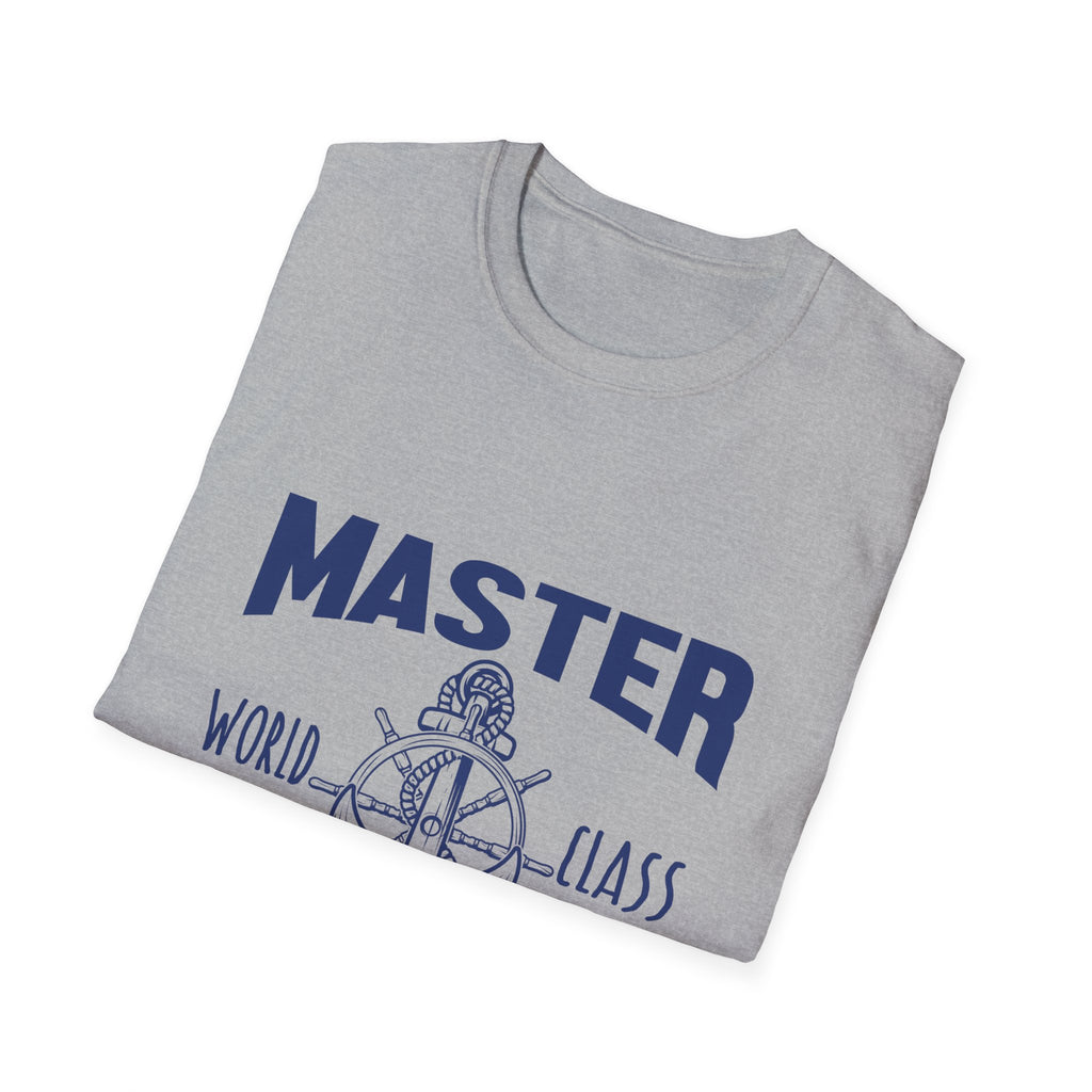Master Baiter | World-Class Fishing Humor Graphic T-Shirt