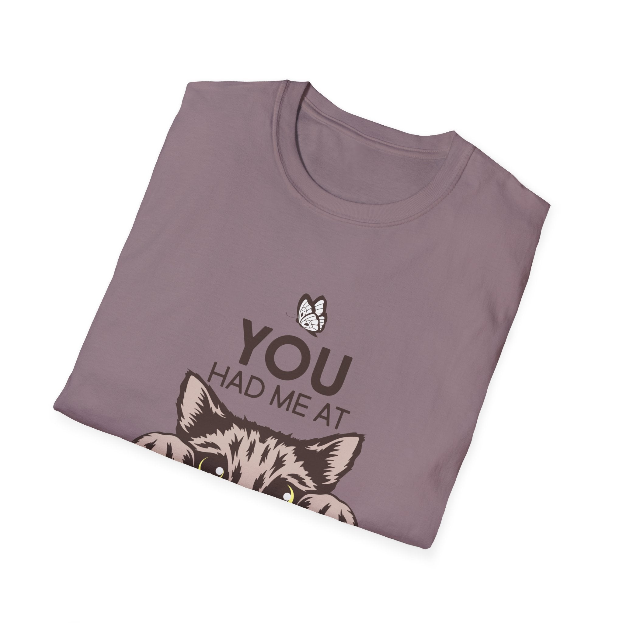You Had Me at Meow | Funny Cat Lover Graphic T-Shirt