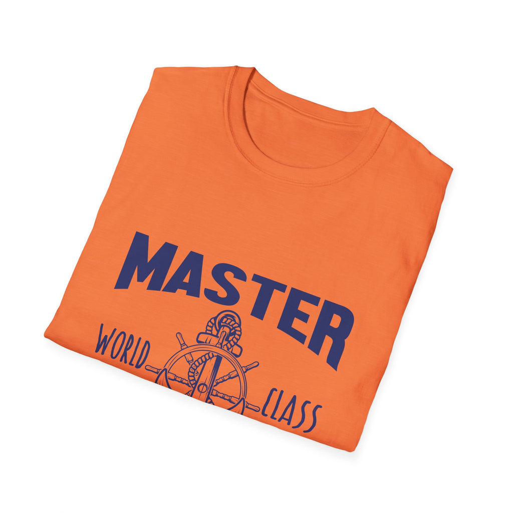 Master Baiter | World-Class Fishing Humor Graphic T-Shirt