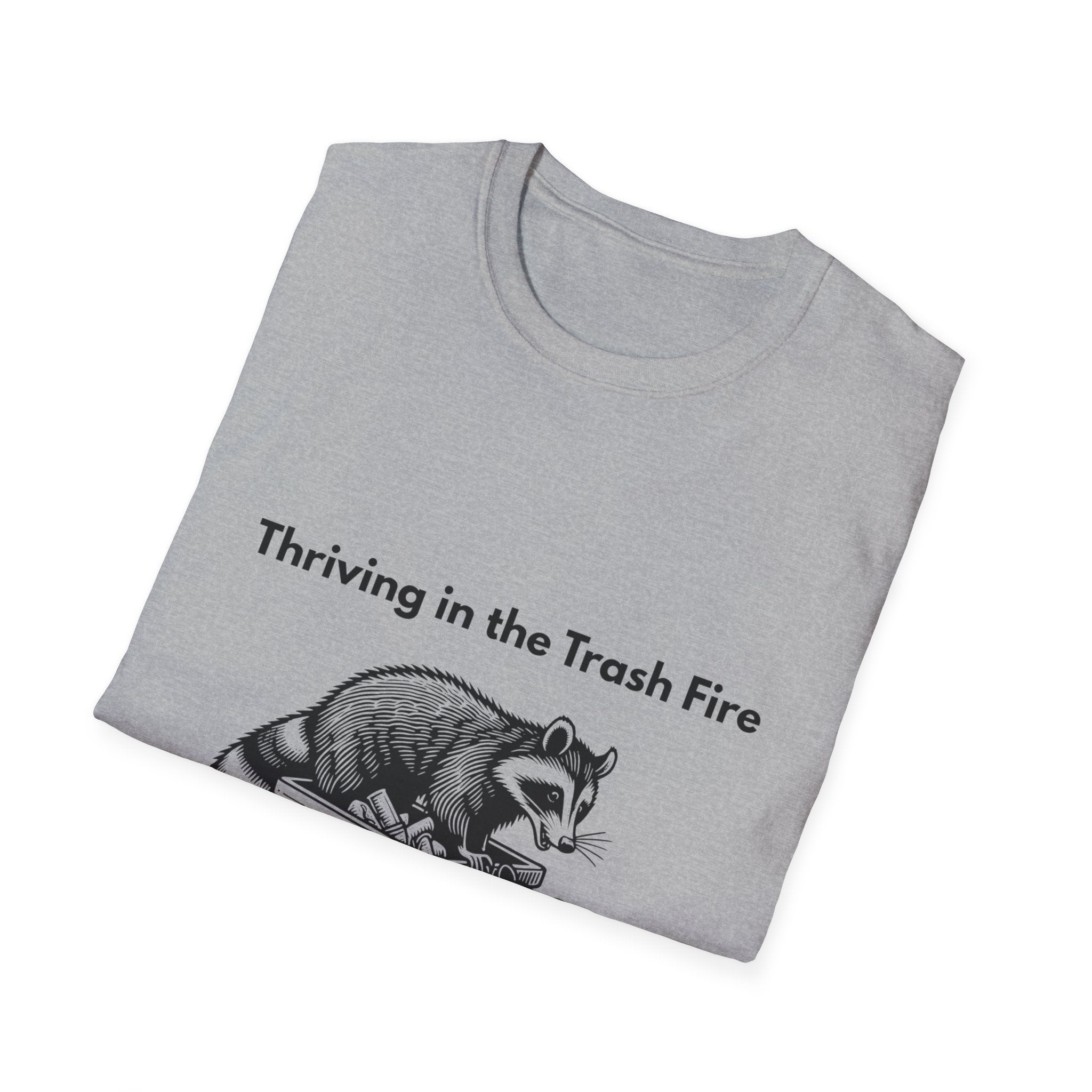 Thriving in the Trash Fire | Dumpster Gremlin Duo Tee