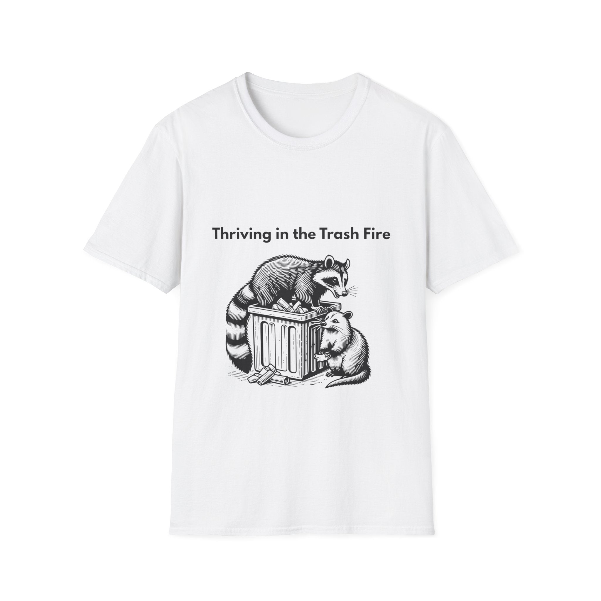 Thriving in the Trash Fire | Dumpster Gremlin Duo Tee