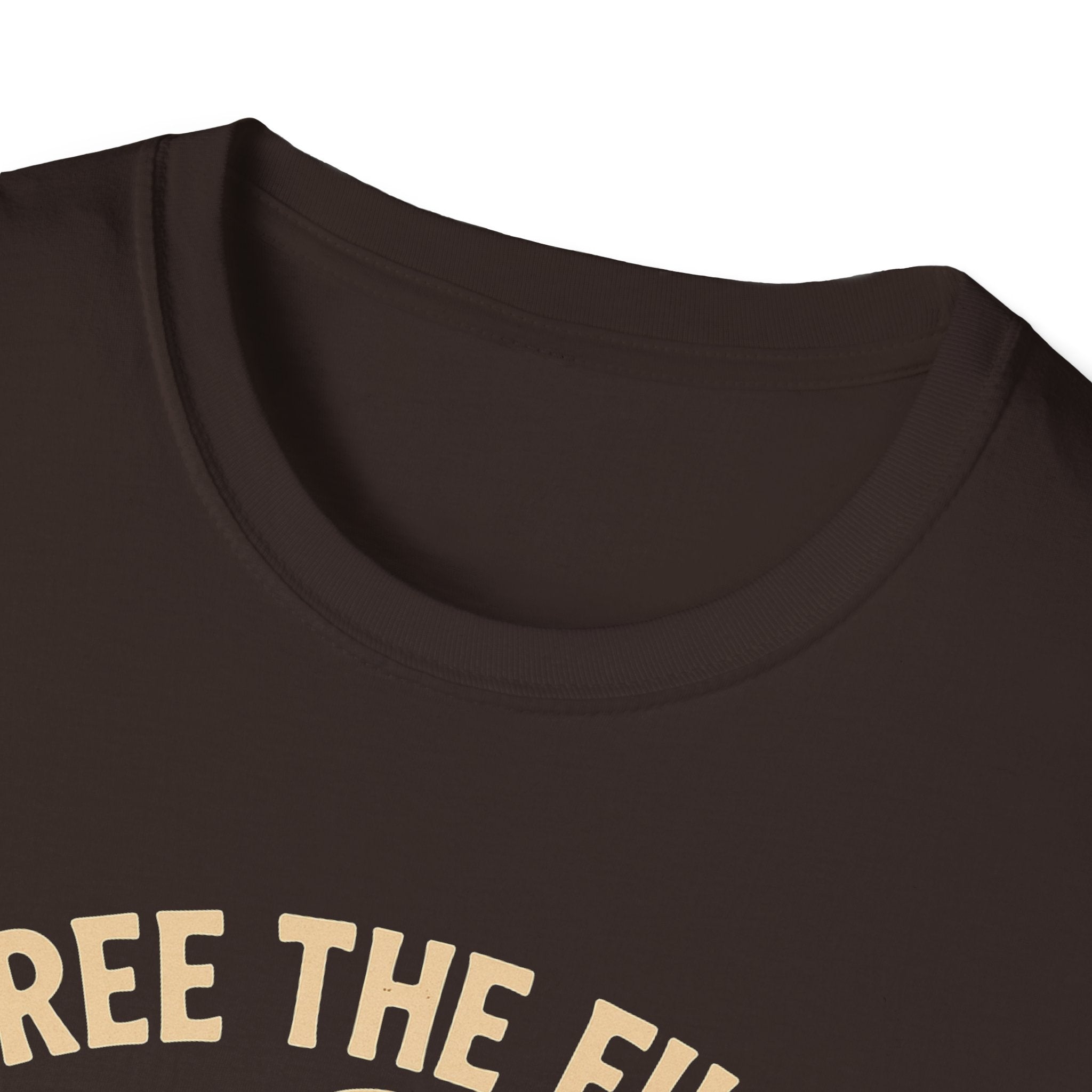 Free the Files, Not the Nips | Retro Pin-Up Redacted Graphic T-Shirt