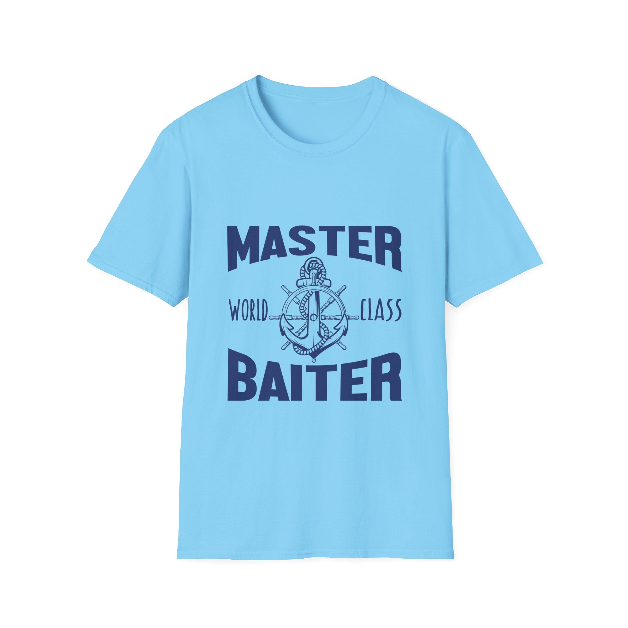Master Baiter | World-Class Fishing Humor Graphic T-Shirt