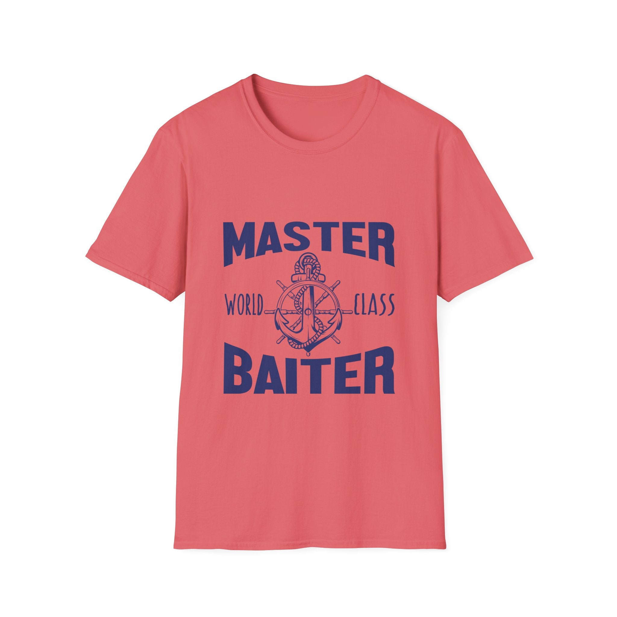 Master Baiter | World-Class Fishing Humor Graphic T-Shirt