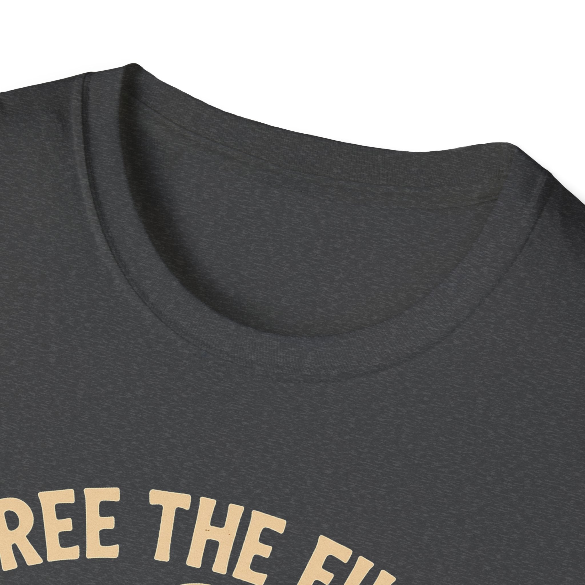 Free the Files, Not the Nips | Retro Pin-Up Redacted Graphic T-Shirt