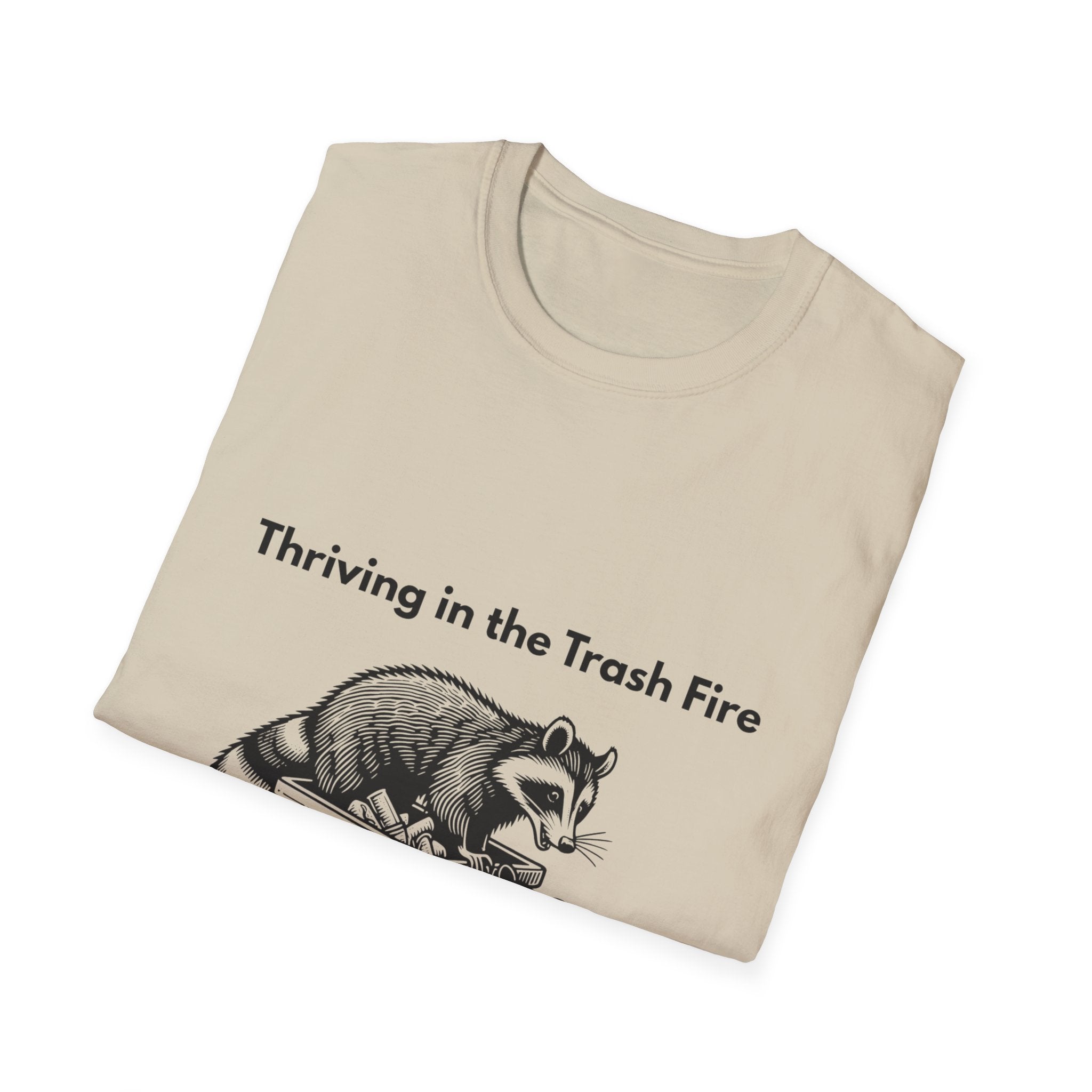 Thriving in the Trash Fire | Dumpster Gremlin Duo Tee