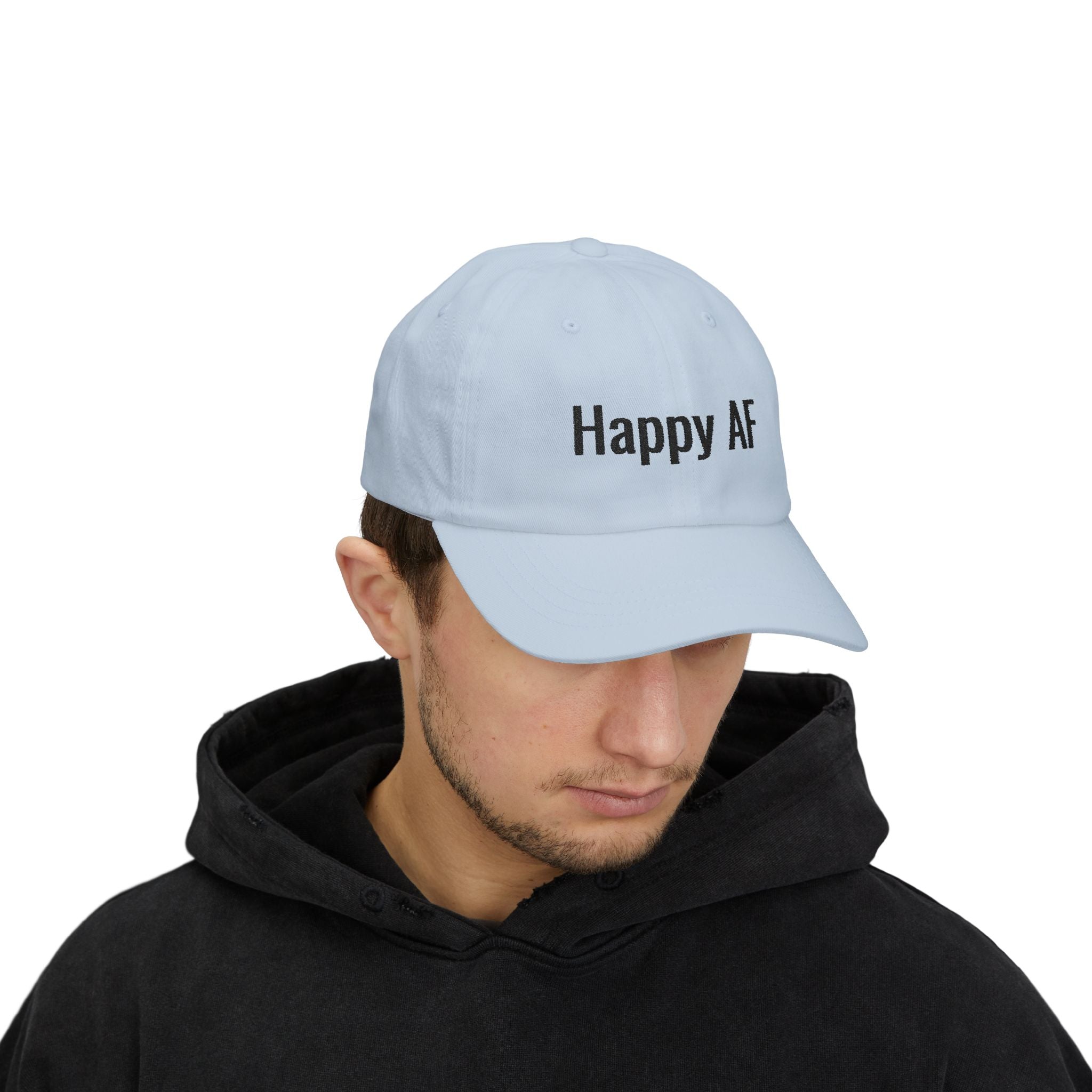 HAPPY AF | Embroidered Unisex Hat