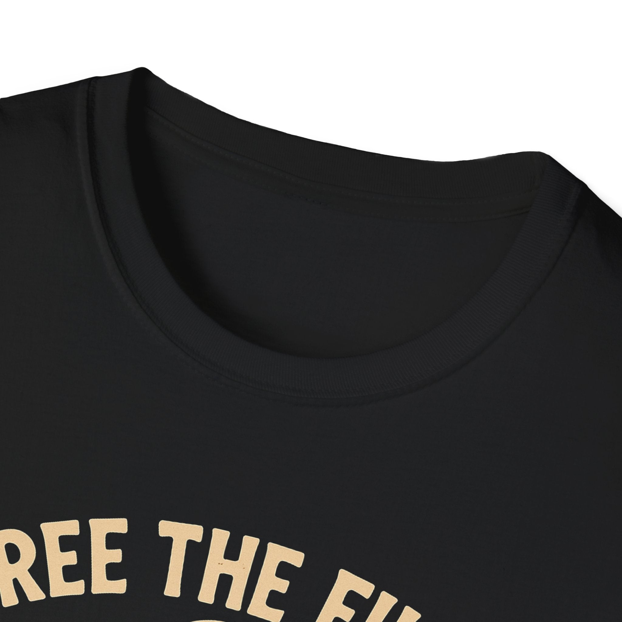 Free the Files, Not the Nips | Retro Pin-Up Redacted Graphic T-Shirt