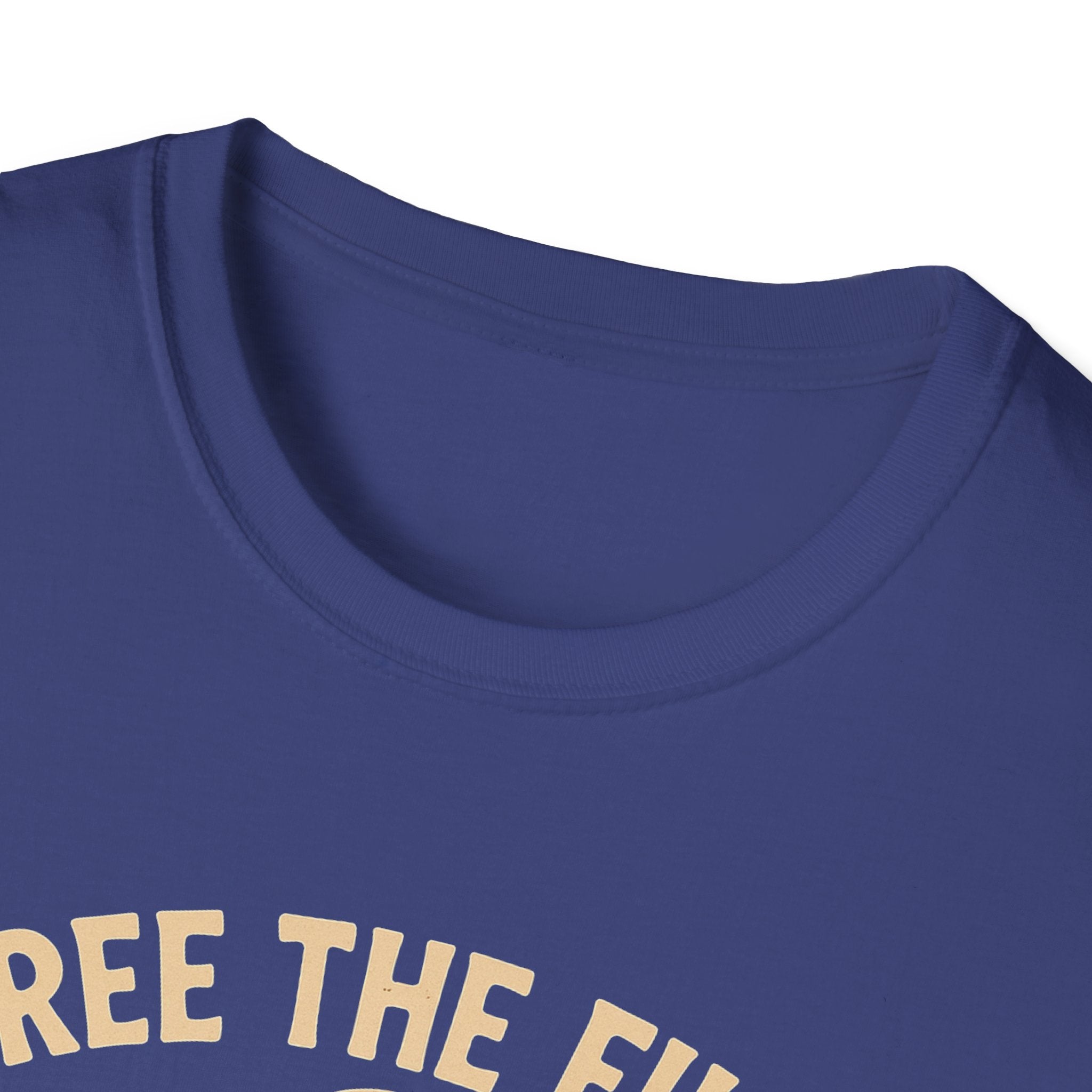 Free the Files, Not the Nips | Retro Pin-Up Redacted Graphic T-Shirt
