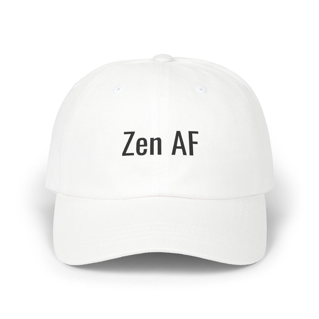 Zen AF Classic Dad Cap, Relaxed Style Hat, Unisex Adjustable Baseball Cap, Gift for Dad, Casual Summer Accessory