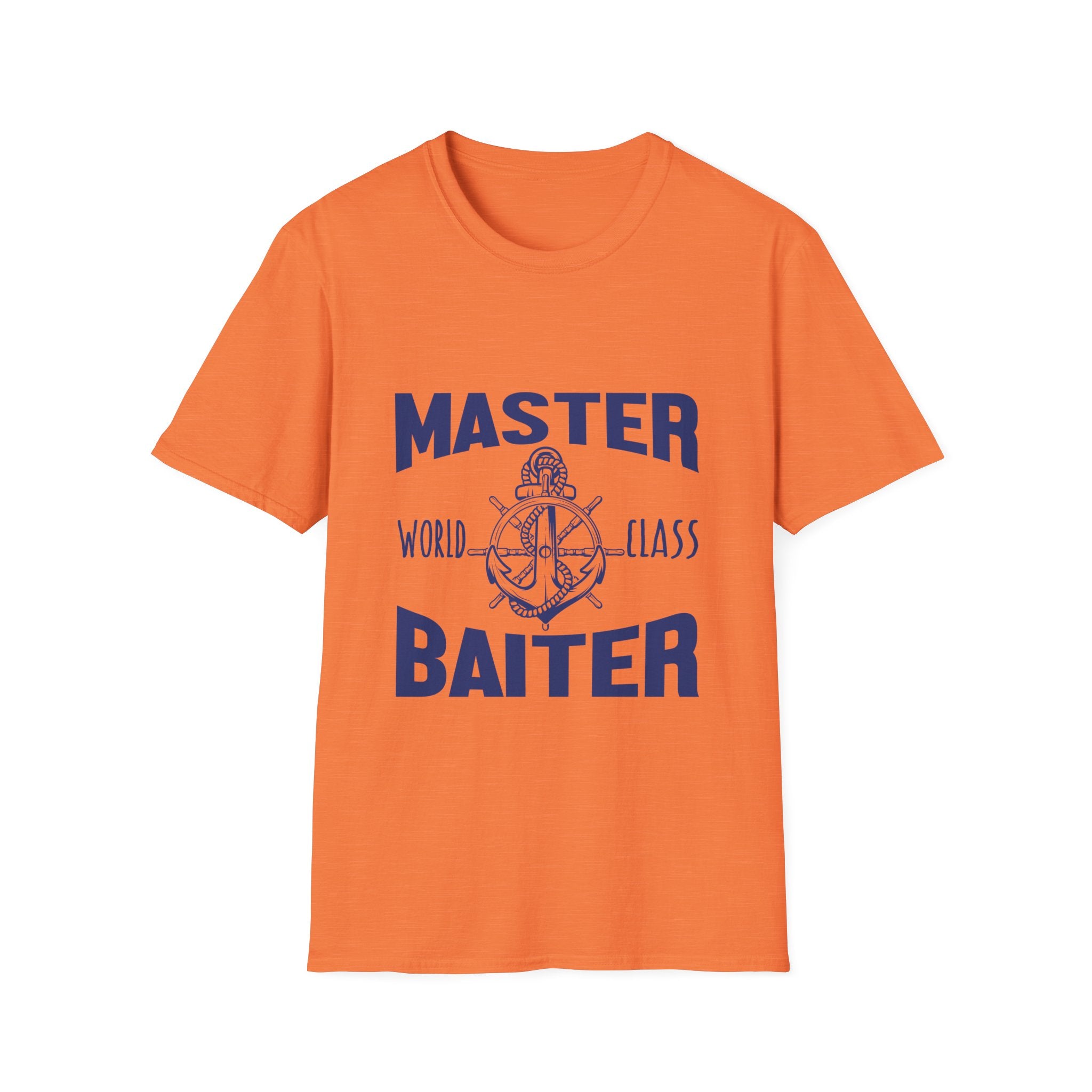 Master Baiter | World-Class Fishing Humor Graphic T-Shirt