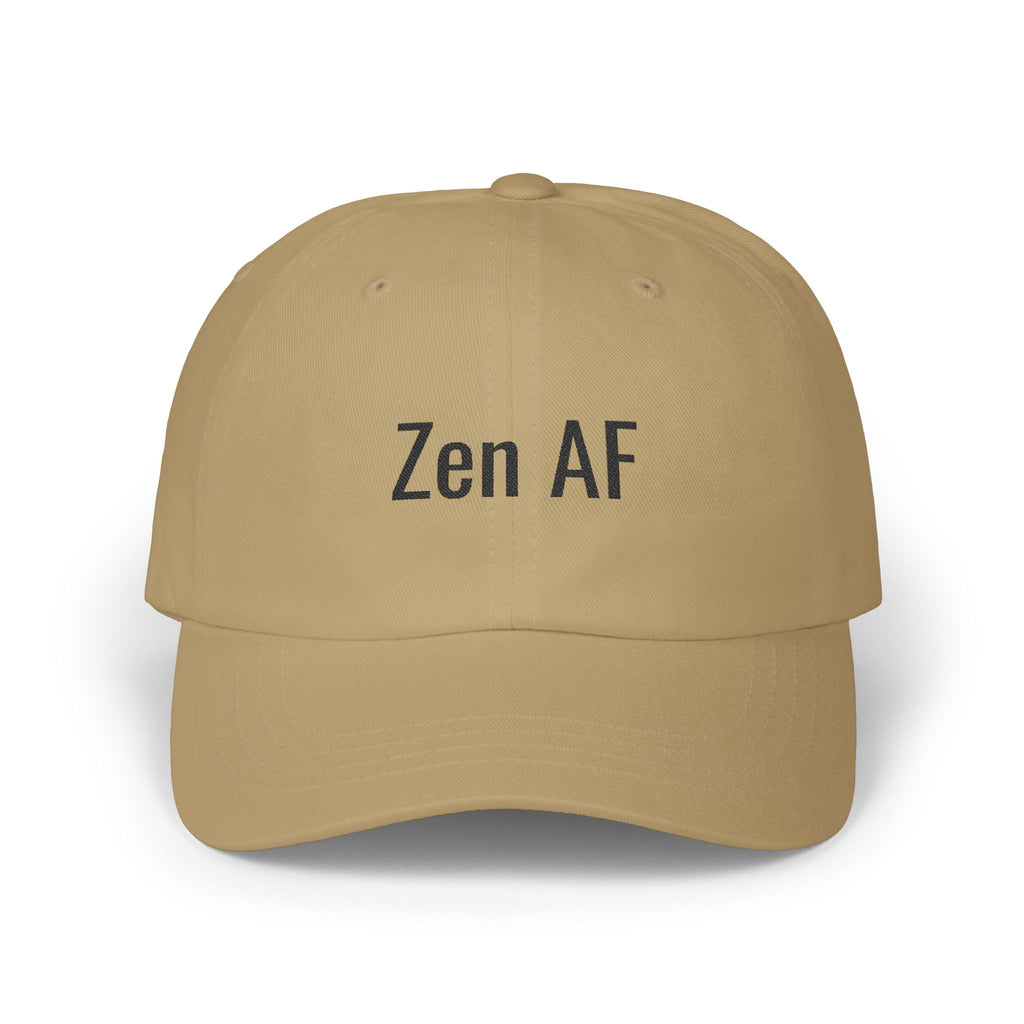 Zen AF Classic Dad Cap, Relaxed Style Hat, Unisex Adjustable Baseball Cap, Gift for Dad, Casual Summer Accessory