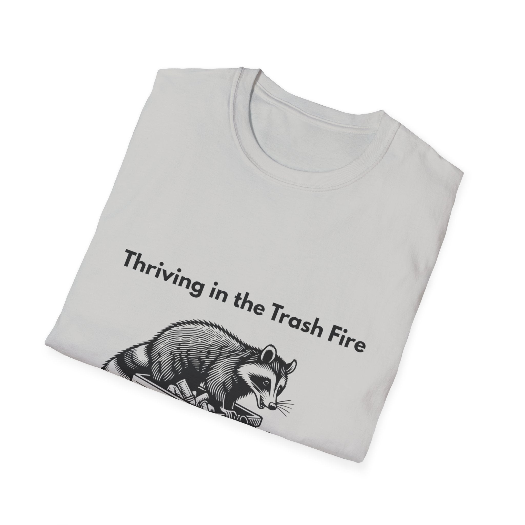 Thriving in the Trash Fire | Dumpster Gremlin Duo Tee