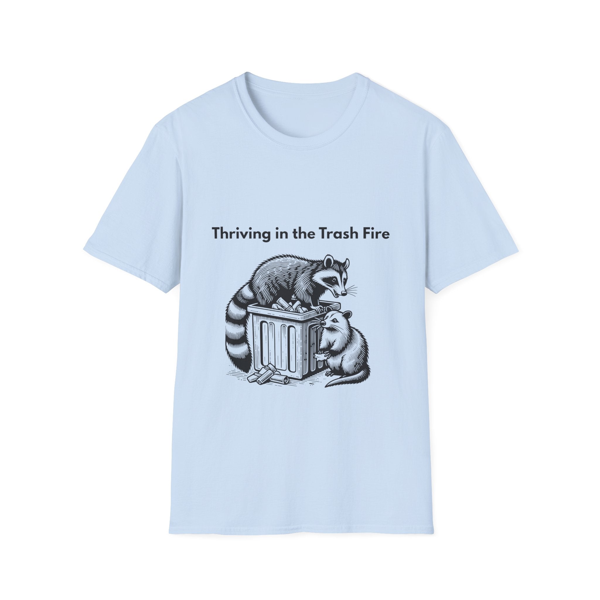 Thriving in the Trash Fire | Dumpster Gremlin Duo Tee