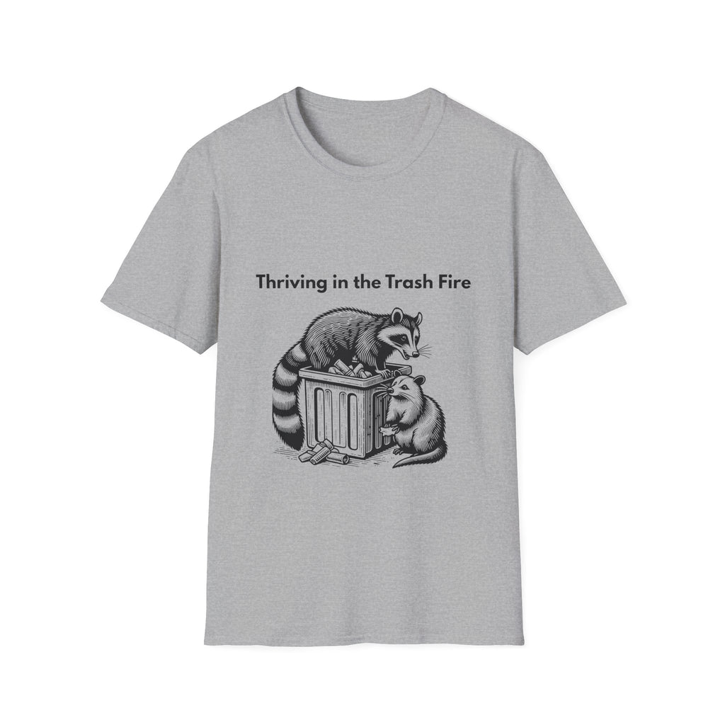 Thriving in the Trash Fire | Dumpster Gremlin Duo Tee