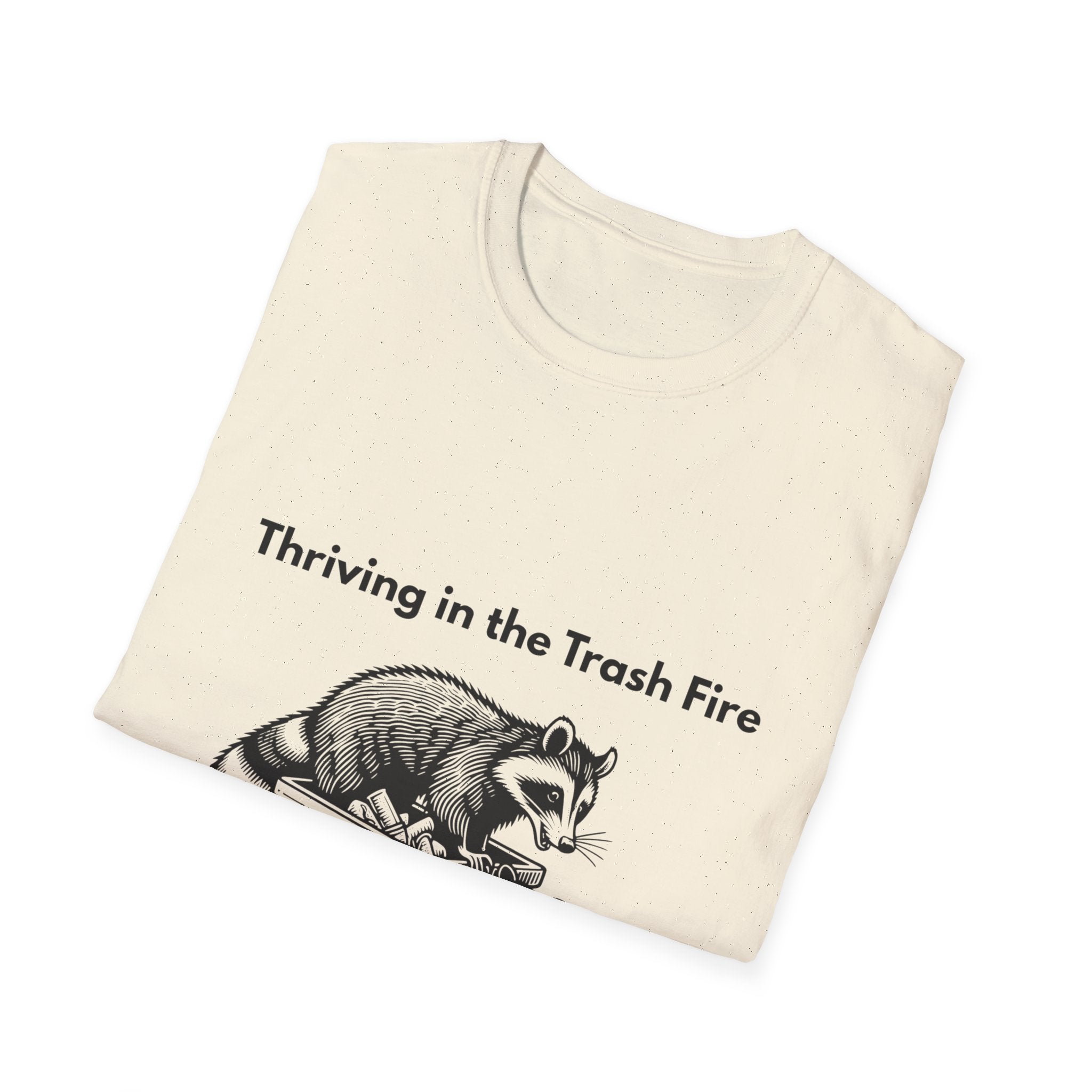 Thriving in the Trash Fire | Dumpster Gremlin Duo Tee