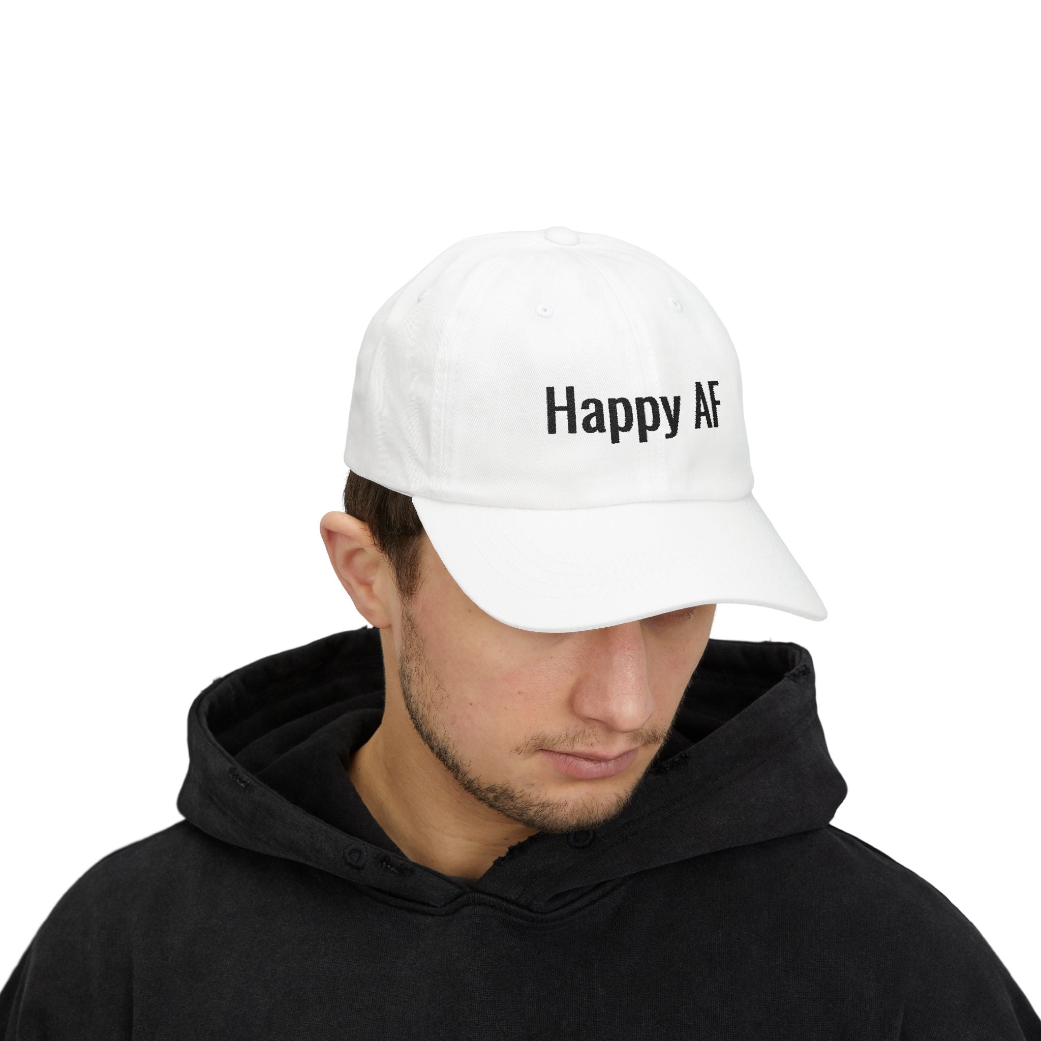 HAPPY AF | Embroidered Unisex Hat